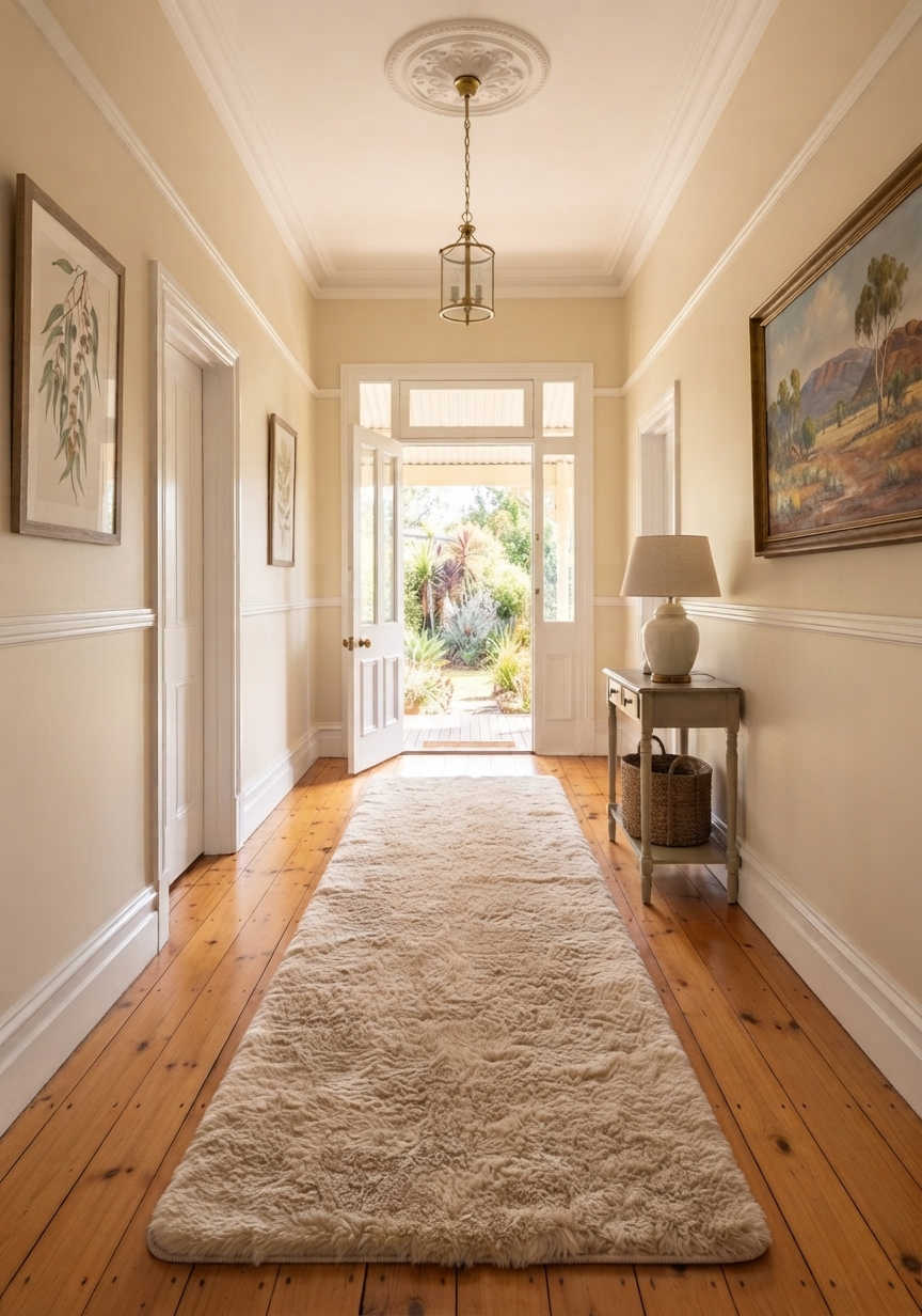 Modern Wool Green Rugs