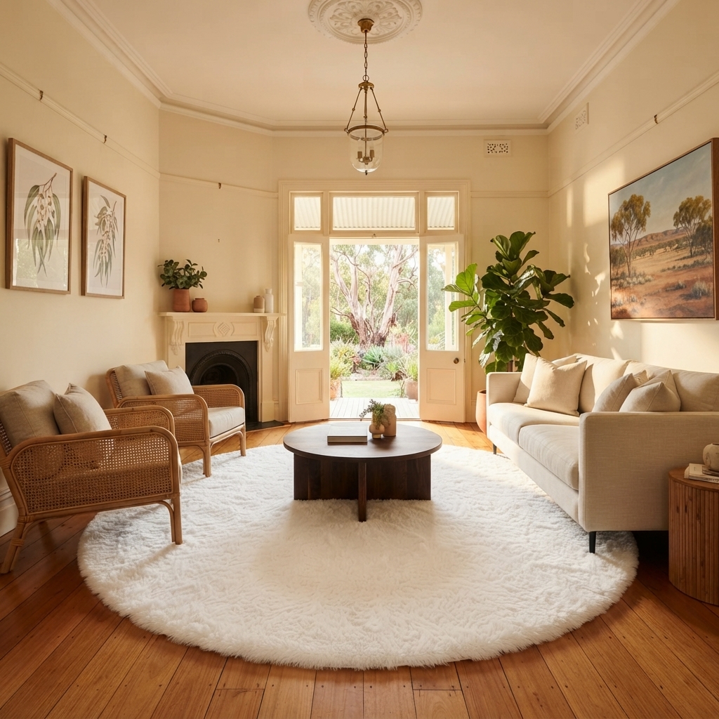 Modern Wool Cream Rugs